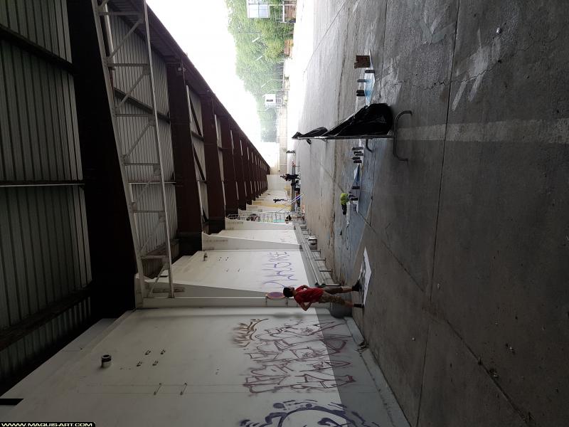 Graffiti à L'Aérosol Paris (15 juillet 2017)