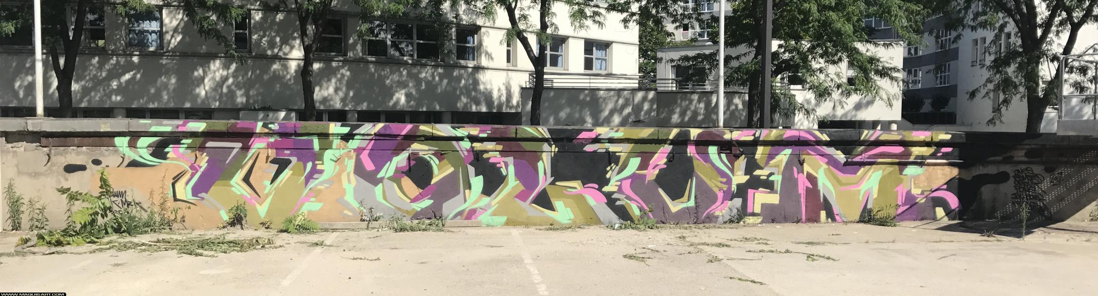 Graffiti de Volum à L'Aérosol Paris (15 juillet 2017)
