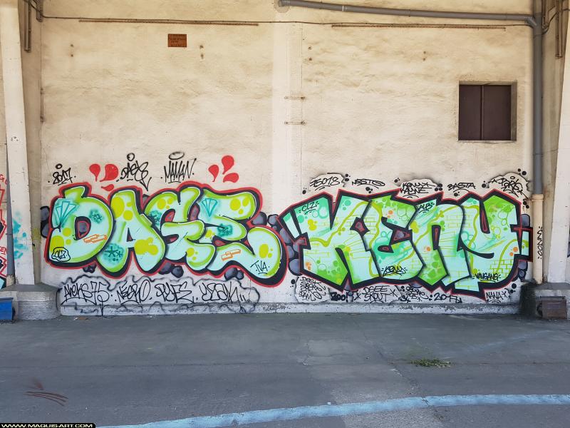 Keny - Artiste Graffiti au Wall of Fame L'Aérosol
