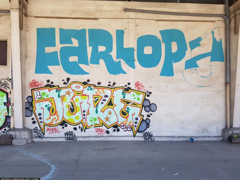 Graffiti de Jure à L'Aérosol Paris (17 juillet 2017)