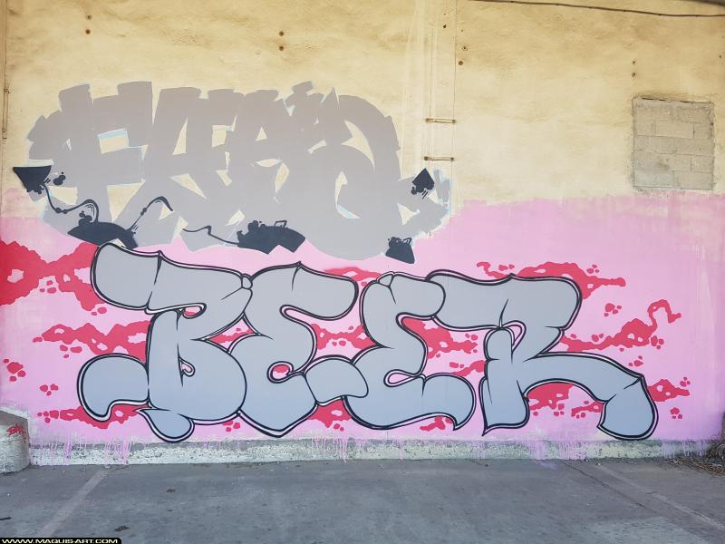 Graffiti de Beer à L'Aérosol Paris (17 juillet 2017)