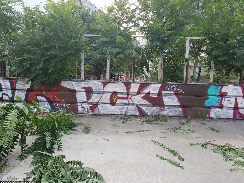 Graffiti à L'Aérosol Paris (18 juillet 2017)