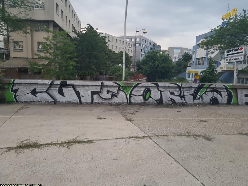 Graffiti de Cuts et Orizon à L'Aérosol Paris (19 juillet 2017)