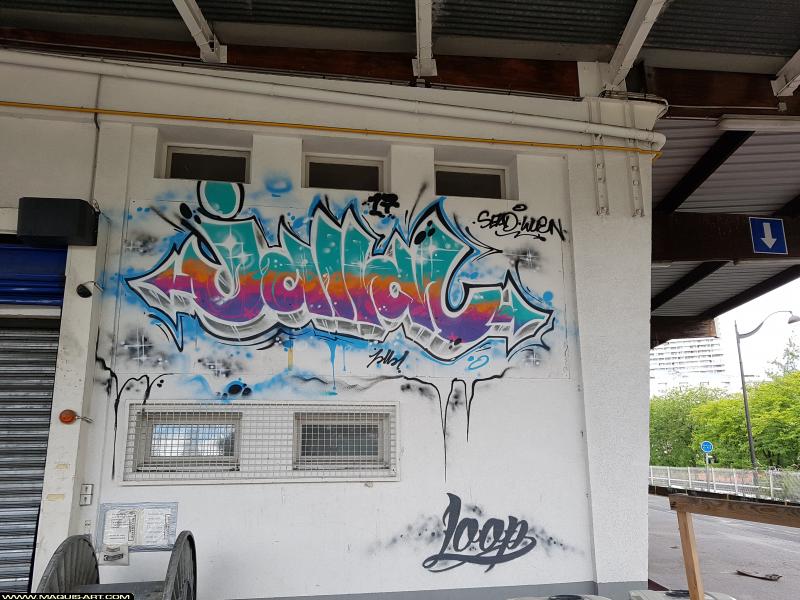 Graffiti de Jallal à L'Aérosol Paris (19 juillet 2017)