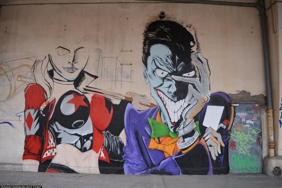 Graffiti de Syntez à L'Aérosol Paris (27 juillet 2017)