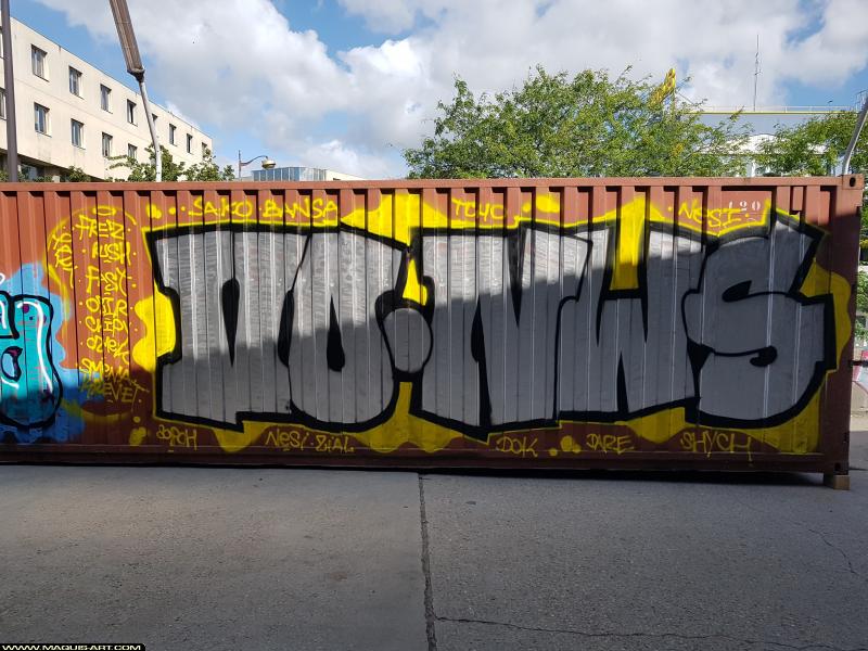 Graffiti à L'Aérosol Paris (3 août 2017)