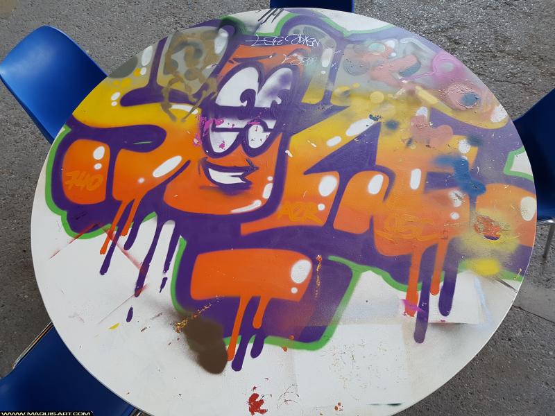 Graffiti de Soze à L'Aérosol Paris (5 août 2017)