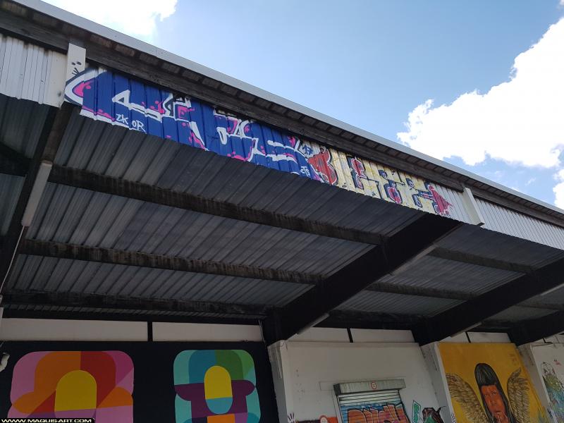 Graffiti à L'Aérosol Paris (5 août 2017)