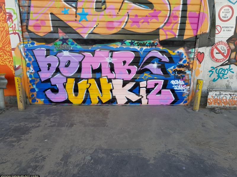 Graffiti de ??? à L'Aérosol Paris (6 août 2017)