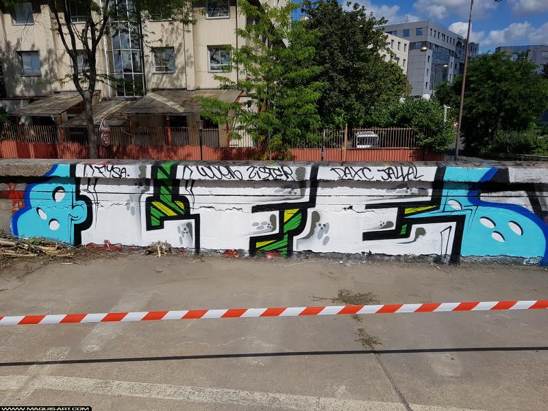 Graffiti à L'Aérosol Paris (4 août 2017)