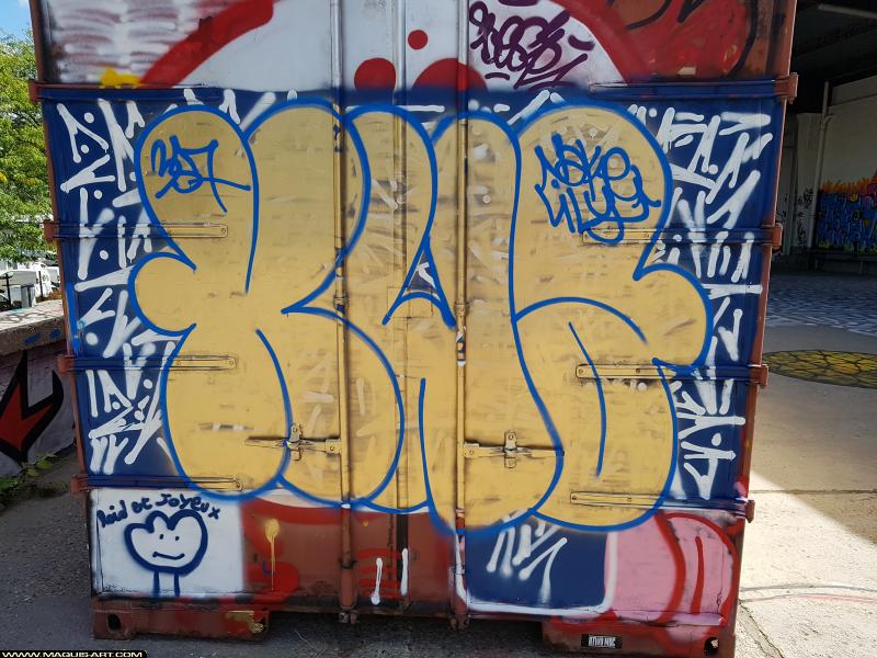 Graffiti de Seze à L'Aérosol Paris (5 août 2017)