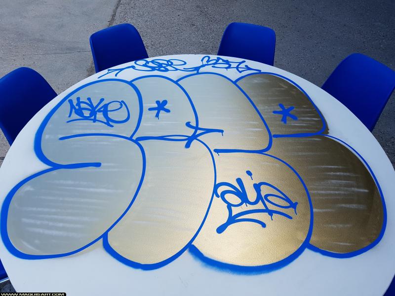 Graffiti de Seze à L'Aérosol Paris (5 août 2017)