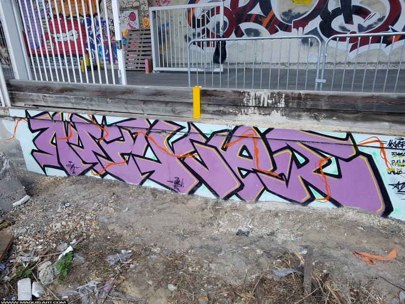 Maker (cts) - Artiste Graffiti au Wall of Fame L'Aérosol