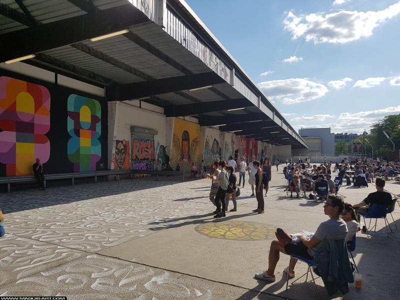 Graffiti de ??? à L'Aérosol Paris (6 août 2017)