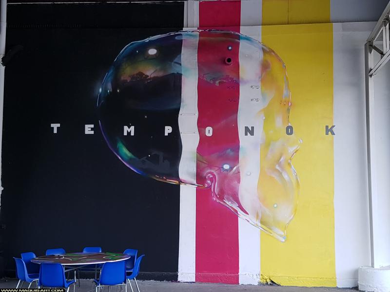 Temponok - Artiste Graffiti au Wall of Fame L'Aérosol