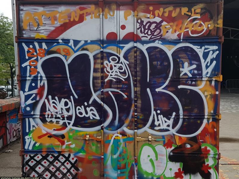 Nake - Artiste Graffiti au Wall of Fame L'Aérosol