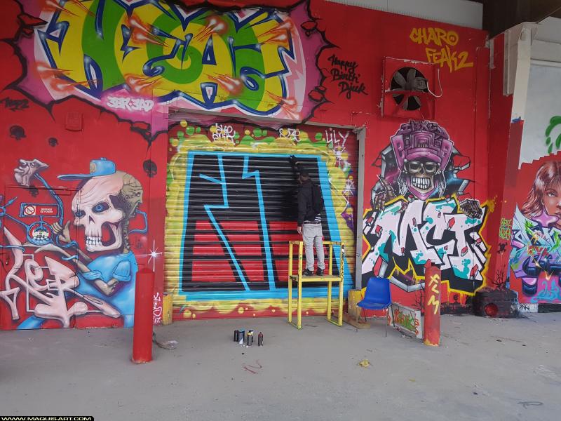 Graffiti à L'Aérosol Paris (11 août 2017)