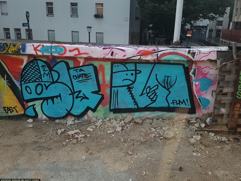 Graffiti à L'Aérosol Paris (11 août 2017)