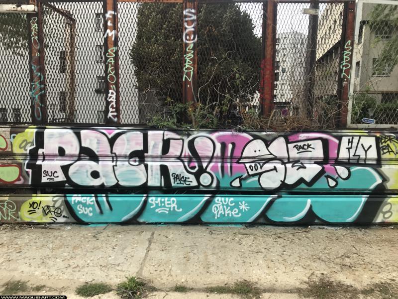 Graffiti de Pack à L'Aérosol Paris (12 août 2017)