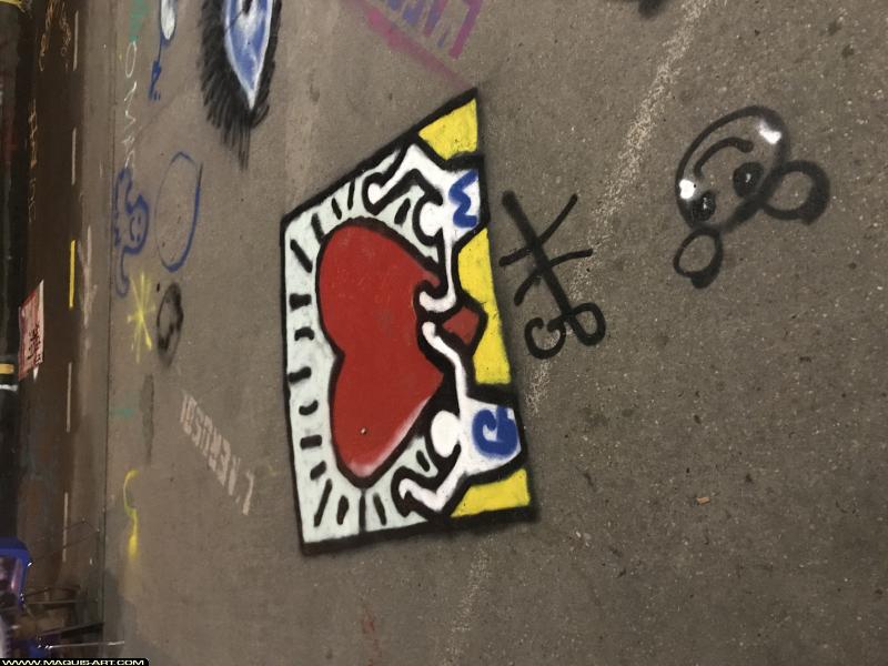 Graffiti de ??? à L'Aérosol Paris (13 août 2017)