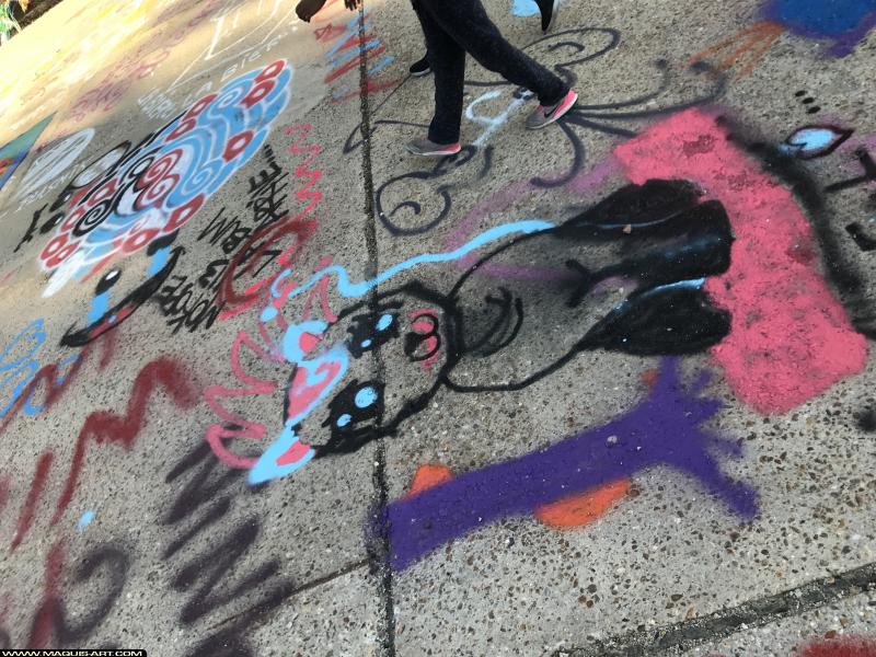 Graffiti de ??? à L'Aérosol Paris (13 août 2017)