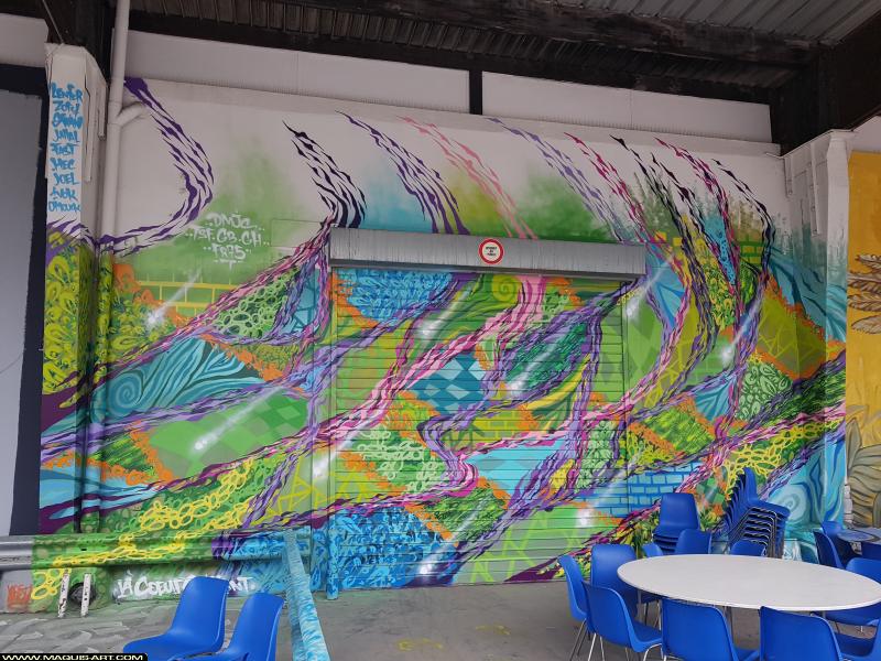 Morne - Artiste Graffiti au Wall of Fame L'Aérosol