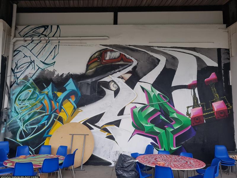 Graffiti à L'Aérosol Paris (17 août 2017)