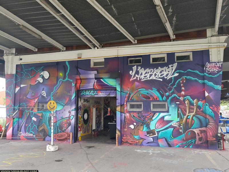 Graffiti de Kzper et Yosh à L'Aérosol Paris (17 août 2017)