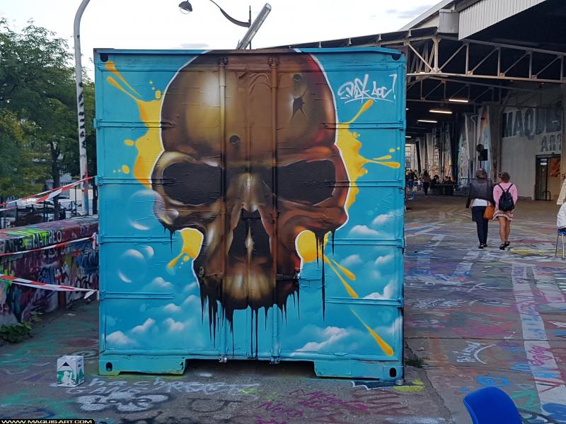 Graffiti de Disk à L'Aérosol Paris (19 août 2017)