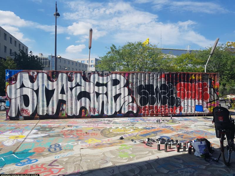 Graffiti de Staze à L'Aérosol Paris (22 août 2017)