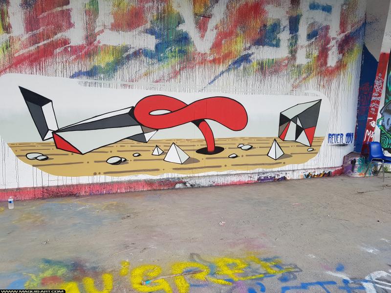 Graffiti de ??? à L'Aérosol Paris (24 août 2017)