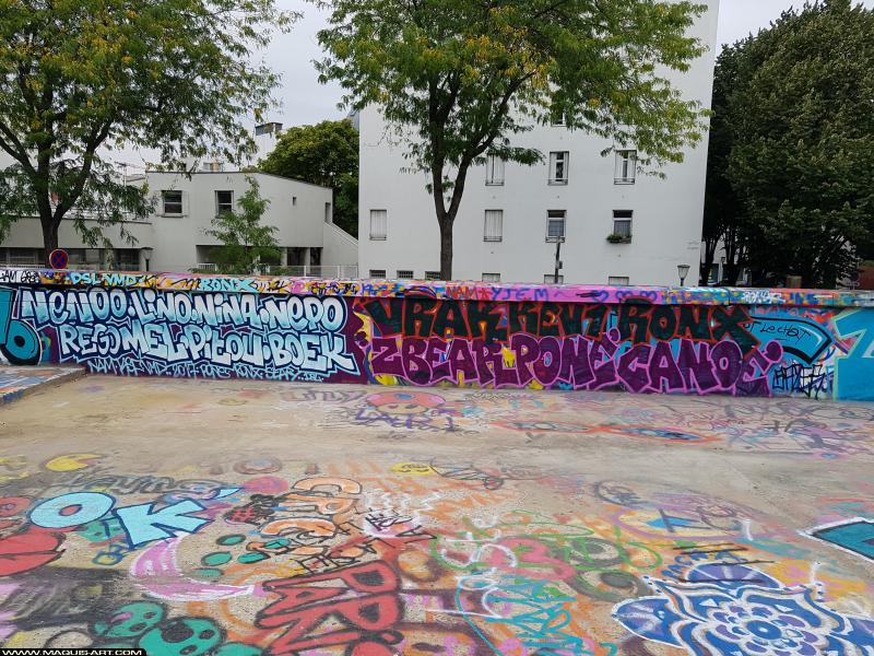 Ronx - Artiste Graffiti au Wall of Fame L'Aérosol