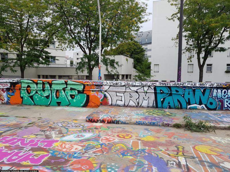 Graffiti de Pyae à L'Aérosol Paris (2 septembre 2017)