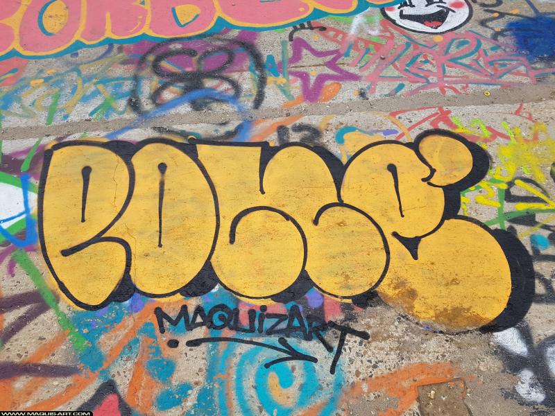 Graffiti de Poné à L'Aérosol Paris (2 septembre 2017)