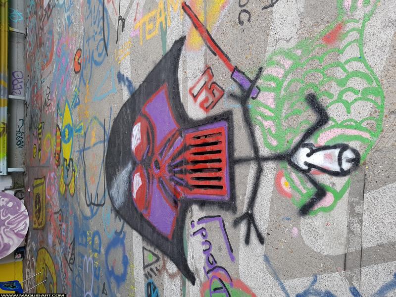 Graffiti de ??? à L'Aérosol Paris (30 août 2017)
