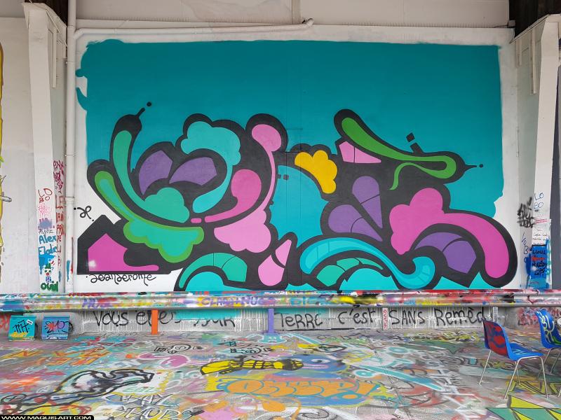 Jean Jérôme - Artiste Graffiti au Wall of Fame L'Aérosol