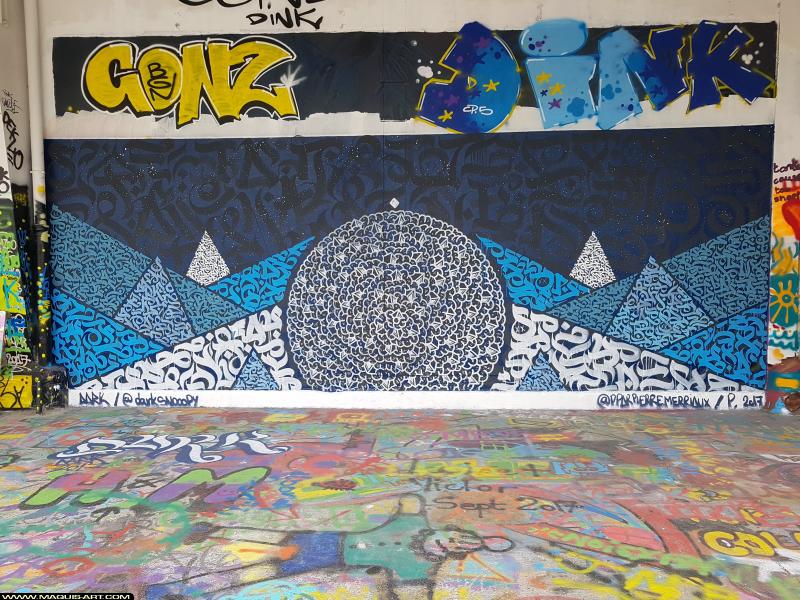 Graffiti de ??? à L'Aérosol Paris (8 septembre 2017)