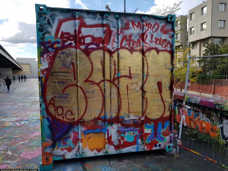 Rean - Artiste Graffiti au Wall of Fame L'Aérosol