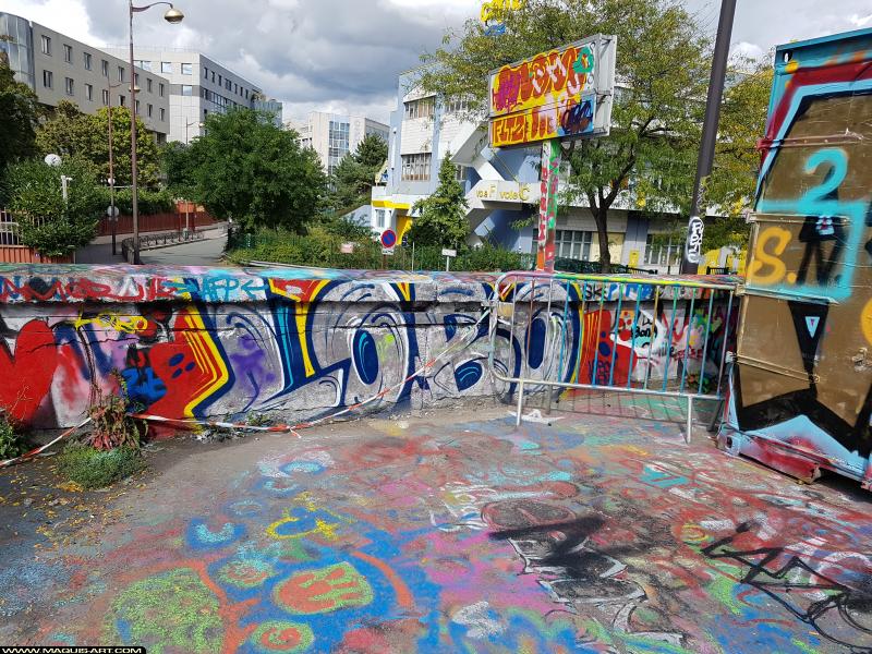 Graffiti de Lobo à L'Aérosol Paris (15 septembre 2017)