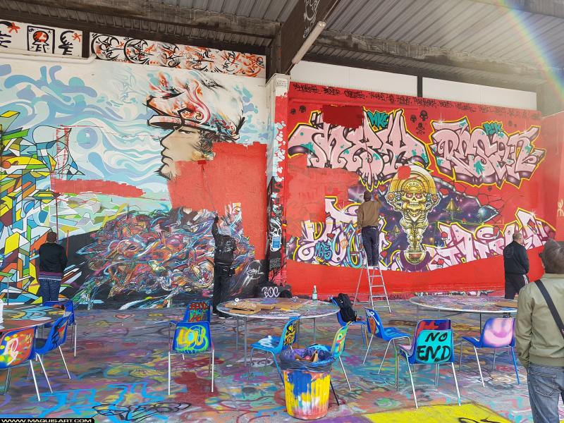 Graffiti à L'Aérosol Paris (22 septembre 2017)