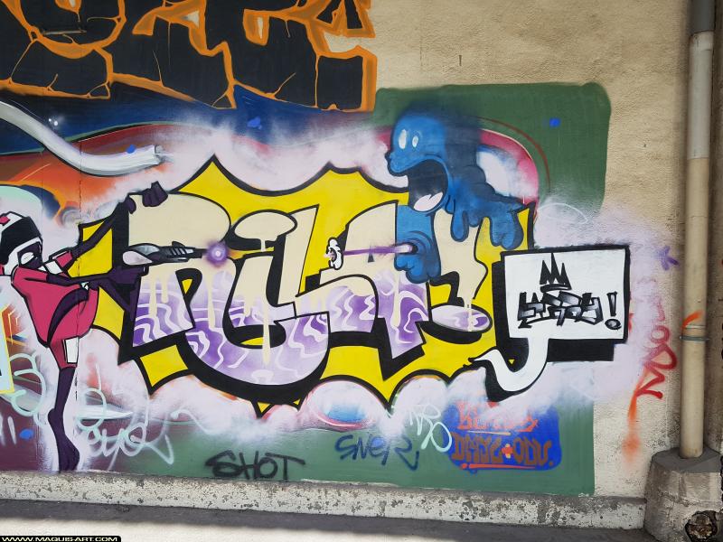 Graffiti de ??? à L'Aérosol Paris (17 septembre 2017)