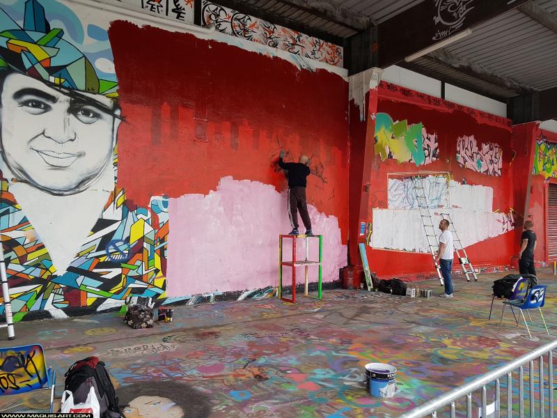 Graffiti de ??? à L'Aérosol Paris (17 septembre 2017)