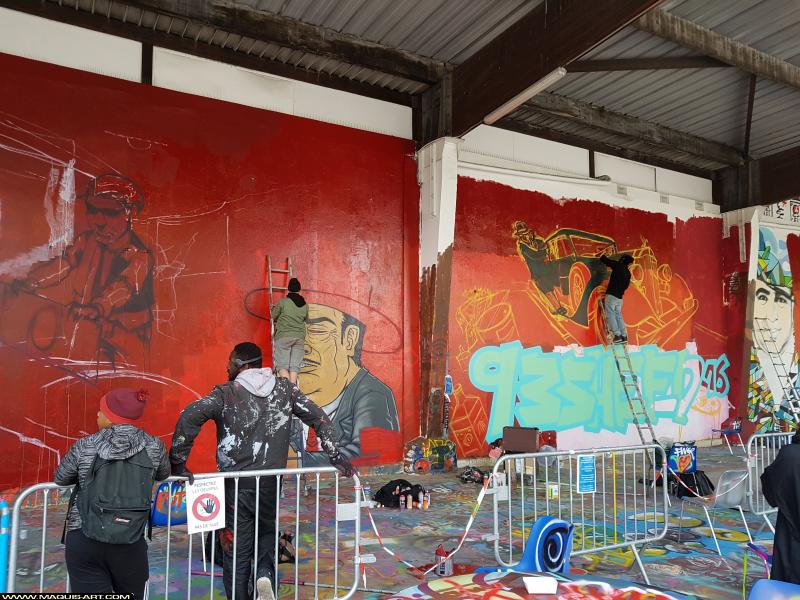 Graffiti de ??? à L'Aérosol Paris (17 septembre 2017)