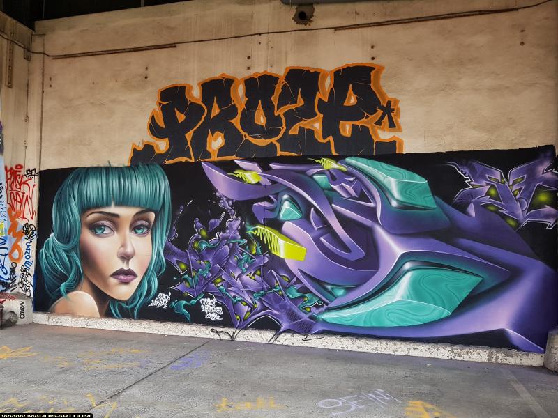 Graffiti de ??? à L'Aérosol Paris (18 septembre 2017)