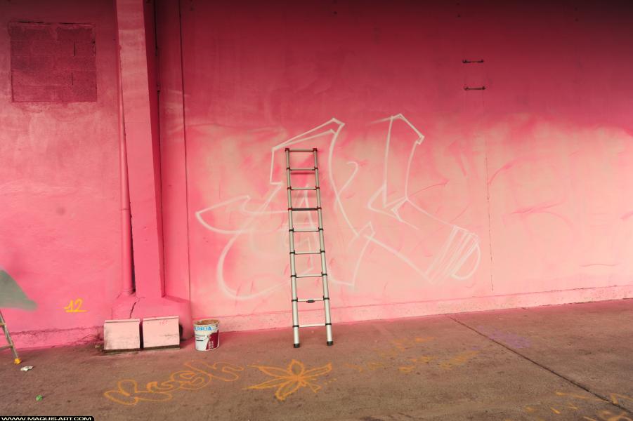 Graffiti d'Acre à L'Aérosol Paris (30 septembre 2017)
