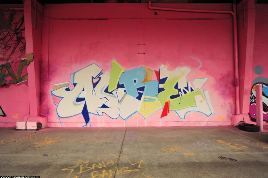 Graffiti d'Acre à L'Aérosol Paris (30 septembre 2017)