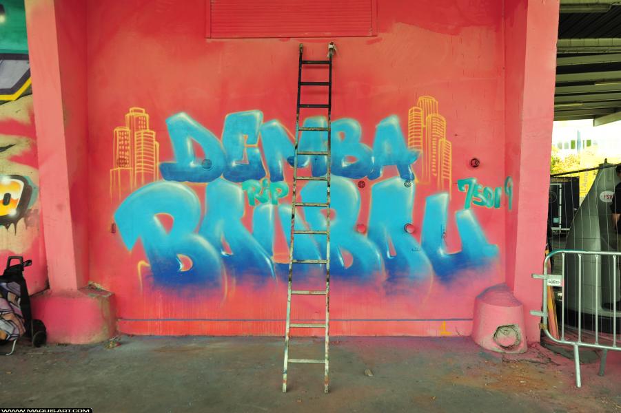 Graffiti de Gemo à L'Aérosol Paris (30 septembre 2017)