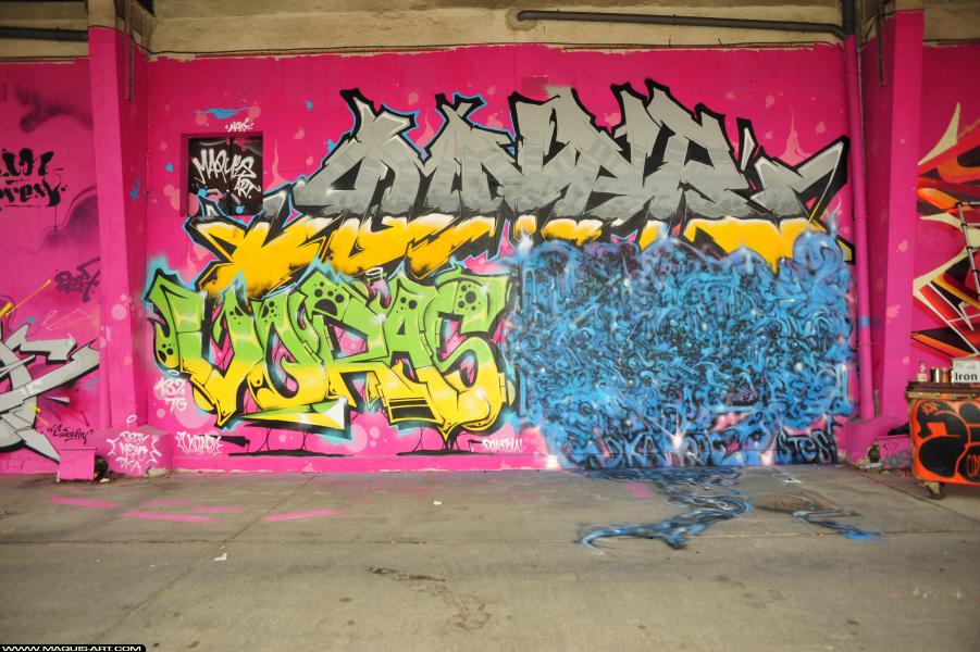 Graffiti de Roner, Stesi et Voras à L'Aérosol Paris (1 octobre 2017)