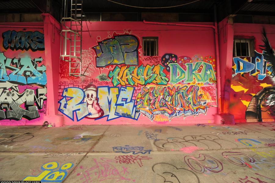 Kayse - Artiste Graffiti au Wall of Fame L'Aérosol