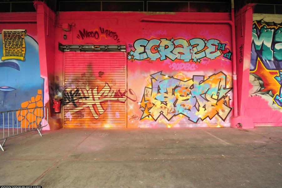 Kast - Artiste Graffiti au Wall of Fame L'Aérosol